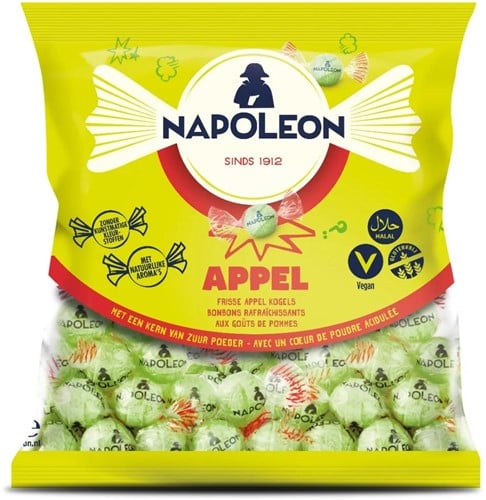 Napoleon snoepjes appel, zak van 1 kg