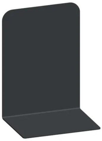 Boekensteun zwart, set van 2 stuks