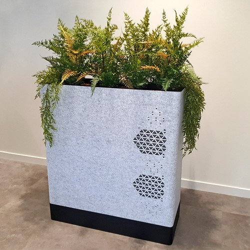 Akoestieke plantenbak rechthoek 100x40x110cm (LXBXH)