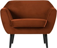Rocco Fauteuil Fluweel Roest-2
