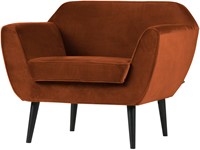 Rocco Fauteuil Fluweel Roest