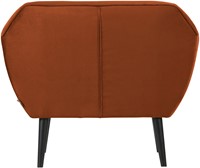 Rocco Fauteuil Fluweel Roest-3