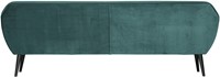 Rocco Xl Sofa 230 Cm Fluweel Teal-3