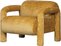 Lenny Fauteuil In Grove Textuur Goud/Geel