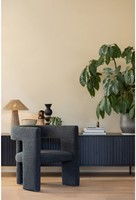 Tiwa Fauteuil Boucle Donkergrijs-3