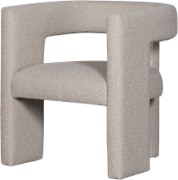 Tiwa Fauteuil Boucle Beige