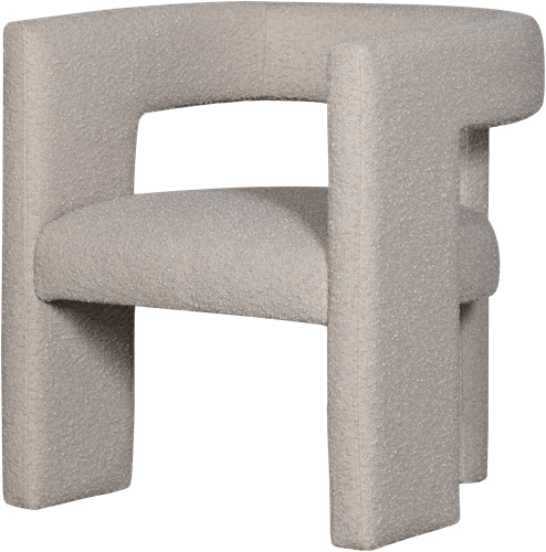 Tiwa Fauteuil Boucle Beige