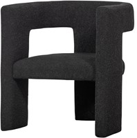 Tiwa Fauteuil Boucle Donkergrijs