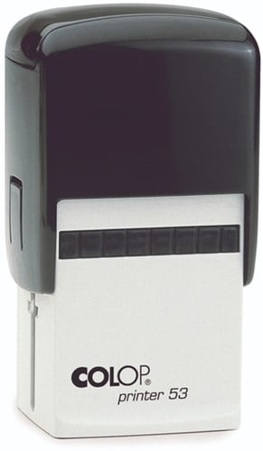 Tekststempel Colop Printer 53 port betaald zwart
