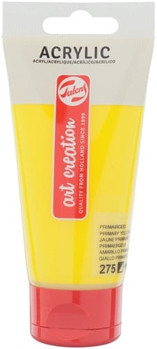 Talens Art Creation acrylverf tube van 75 ml, primairgeel