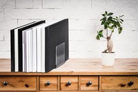 MAUL boekensteun acryl 10X8X10cm set 2 helder transparant-1