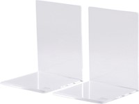 MAUL boekensteun acryl 10X8X10cm set 2 helder transparant-2