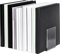 MAUL boekensteun acryl 10X8X10cm set 2 helder transparant-3