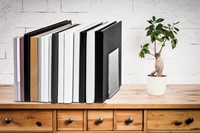 MAUL boekensteun acryl 10X10x13cm set 2 helder transparant-1