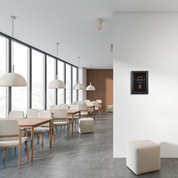 Europel Clicklijst Economy, lijst 25 mm, ft A5, zwart-3