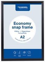 Europel Clicklijst Economy, lijst 25 mm, ft A2, zwart
