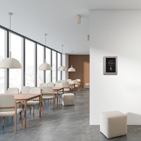 Europel clicklijst Economy, lijst 25 mm, ft A5, zilver-2