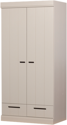 Connect 2 Deurs Kledingkast + Lade Dust [Fsc]