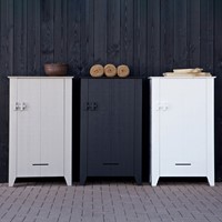 Gijs Boerenkast Bezaagd Grenen Zwart [Fsc]-2