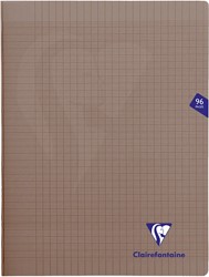 Clairefontaine schrift Mimesys voor ft A4+, 96 bladzijden, kaft in PP, seyès, grijs