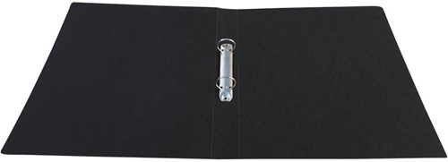 Bronyl ringmap, voor ft A4, uit glanskarton, 2 ringen van 25 mm, zwart-2