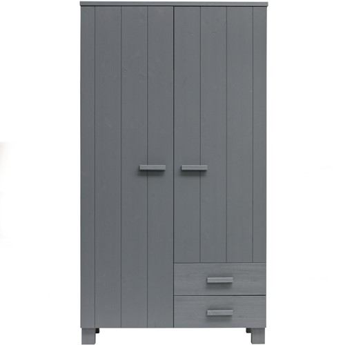 Dennis Kast Met Laden Grenen Steel Grey [Fsc]