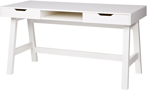 Nikki Bureau Grenen Wit [Fsc]