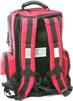 EHBO-rugtas, met modulaire indeling voor de professional, rood-3