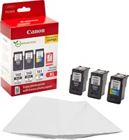 Canon photo value pack 2 x PG-560XL + 1 x CL-561XL, 300 - 400 pagina's, OEM 3712C012, 4 kleuren-2