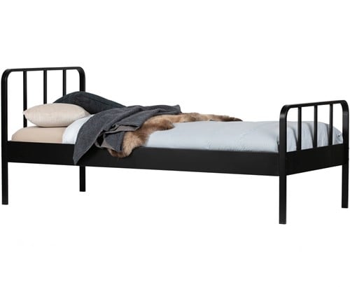 Mees Bed Metaal Zwart 90X200 Cm