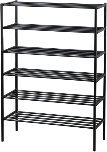 Ferro Schoenenrek Stapel V 3 Metaal Zwart