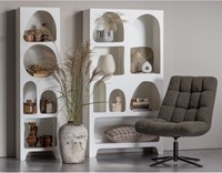 Caz Vakkenkast Smal Wit [Fsc]-2