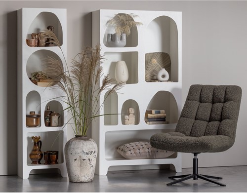 Caz Vakkenkast Smal Wit [Fsc]-2