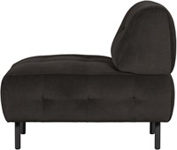 Lloyd Fauteuil Gewassen Fluweel Cast Iron-3