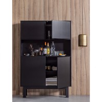 Finca Buffet-/ Drankkast Grenen Diepzwart [Fsc]-3