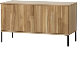 New Gravure Tv Meubel 100 Cm Eiken Blanke Lak [Fsc]