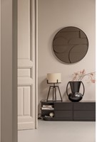 Finca Tv Meubel Rond Links 78Cm Grenen Diepzwart [Fsc]-2