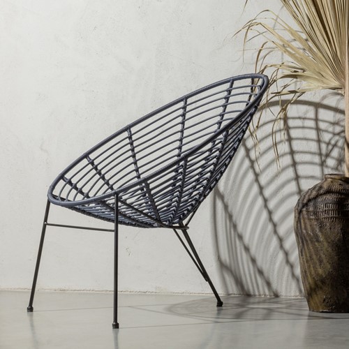 Jane Loungestoel Tuin Inkt-3