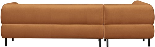 Lloyd Hoekbank Links Gewassen Fluweel Cinnamon-3