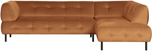 Lloyd Hoekbank Rechts Gewassen Fluweel Cinnamon-2