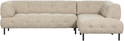 Lloyd Hoekbank Rechts Grof Geweven Naturel Melange-2