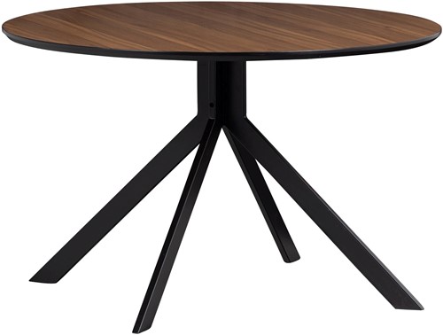 Bruno Eettafel Rond Mdf Walnoot O120Cm