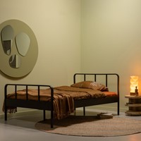 Mees Bed Twijfelaar Metaal Zwart 120X200Cm-2