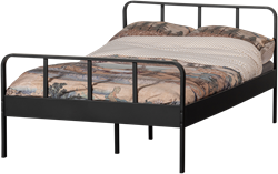Mees Bed Twijfelaar Metaal Zwart 120X200Cm