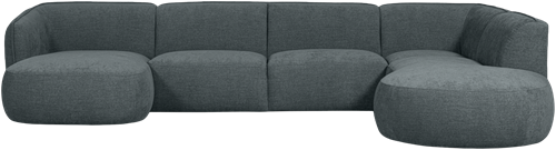 Polly Bank U-Vorm Rechts Blauw/Groen-2