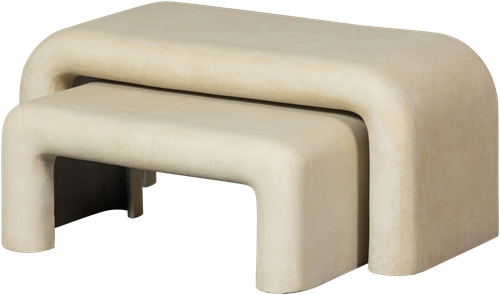 Set V 2 - Stani Salontafels Betonlook Naturel