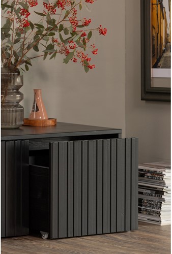 New Gravure Kistbank Grenen Zwart [Fsc]-3