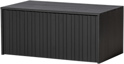 New Gravure Kistbank Grenen Zwart [Fsc]