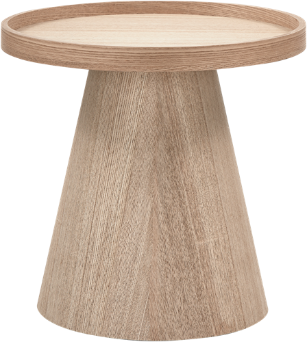 Maud Bijzettafel Conisch Hout Naturel 38Xo39Cm