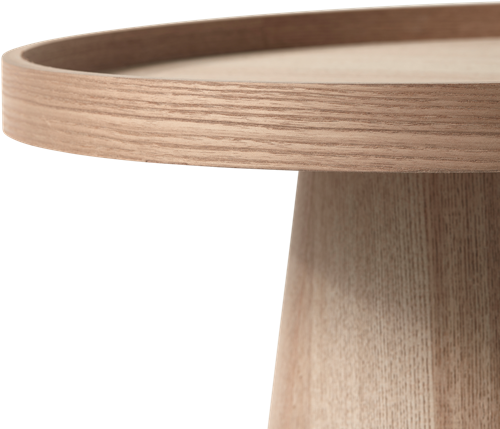 Maud Bijzettafel Conisch Hout Naturel 50Xo45Cm-3
